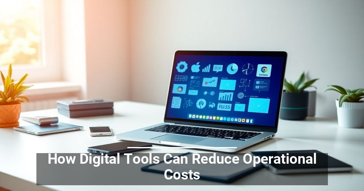 How Digital Tools Can Reduce Operational Costs